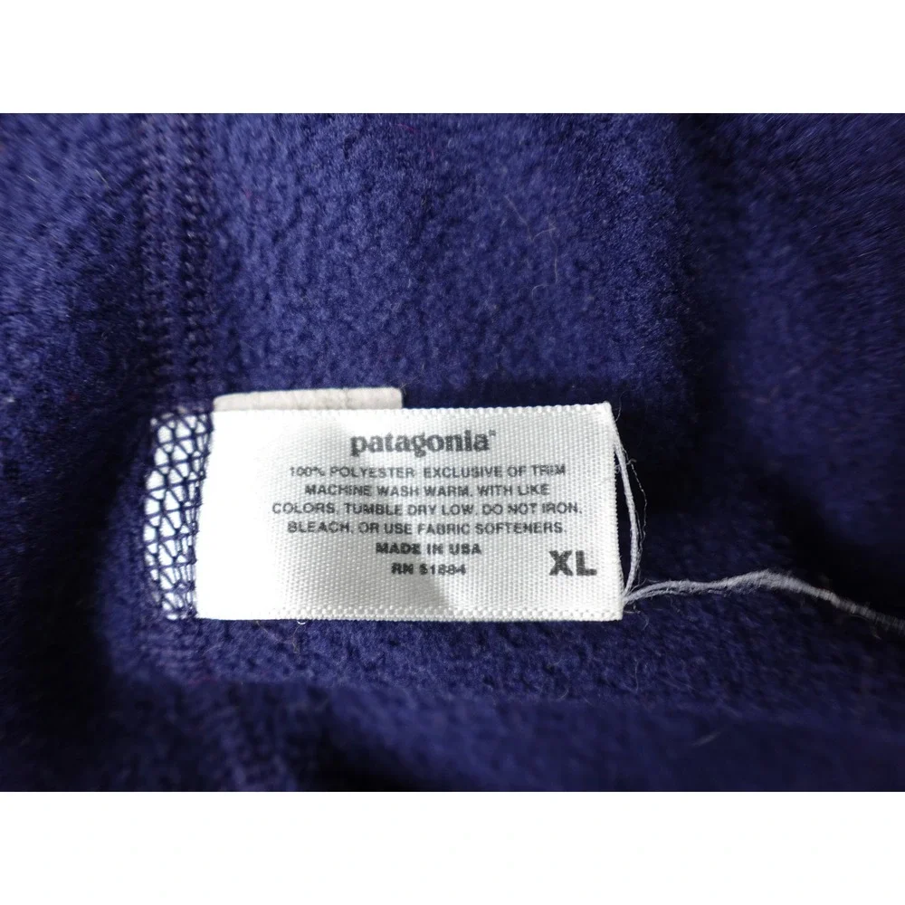 Patagonia Capilene Base Layer Pants Mens XL Navy Blue Thermal Fleece Made in USA